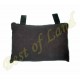 Green fleece pillow with fasteners Best of LAND - 1