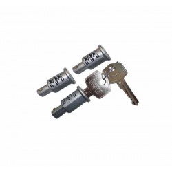 Lock Set 3 Barrels 2 Keys A/Burst Land Rover Serie 3