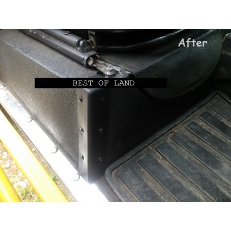Defender Seat Box Corner Protectors - Defender Td5 Seat Box Cover