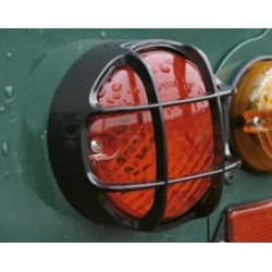 Grille de protection ronde en plastique pour feu de recul / anti-brouillard - defender Terrafirma4x4 - 2