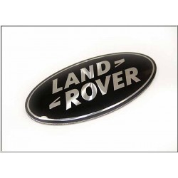 Nameplate LAND ROVER black/silver