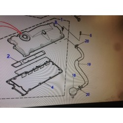 DURITE DE RENIFLARD POUR MOTEUR TD5 - LR Genuine