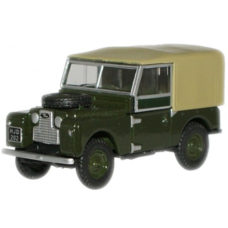 MINIATURE LAND ROVER 88 CANVAS BRONZE GREEN1 76