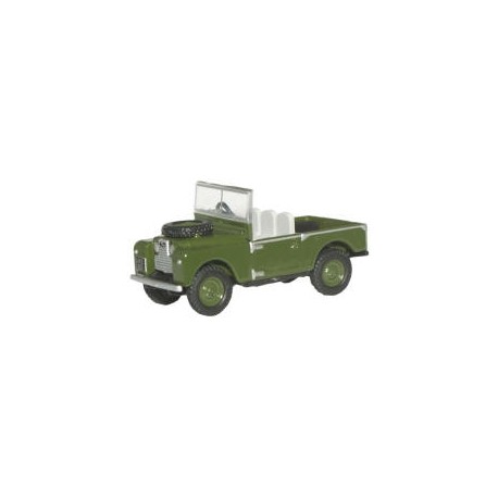 LAND ROVER 88 BRONZE GREEN OPEN - 1/76 Oxford Die cast - 1