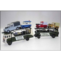 Miniature Camion porte-voitures LAND ROVER - 1/76