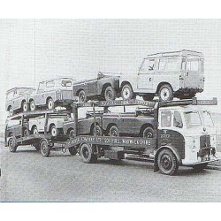 ROVER LEYLAND CAR TRANSPORTER Oxford Die cast - 2