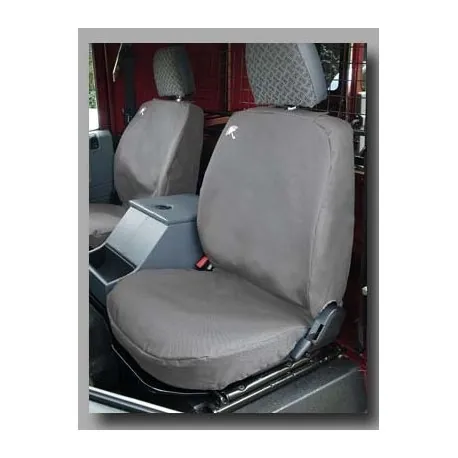 Waterproof seat covers - Grey - 3 seats - Front DEF 90/110/130