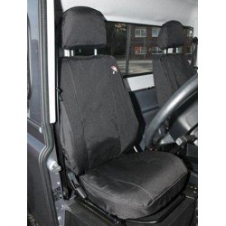 Waterproof seat covers - Black - 2 seats - Front DEF 90/110