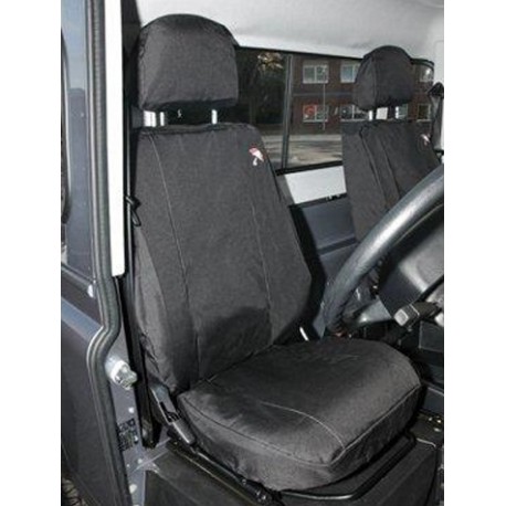 Waterproof seat covers - Black - 2 seats - Front DEF 90/110 Britpart - 1