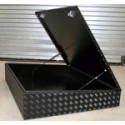 Coffre de toit alu noir 340L