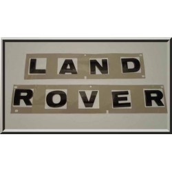BLACK SELF-ADHESIVE LETTERS LAND ROVER