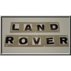 Lettres autocollantes noires LAND ROVER