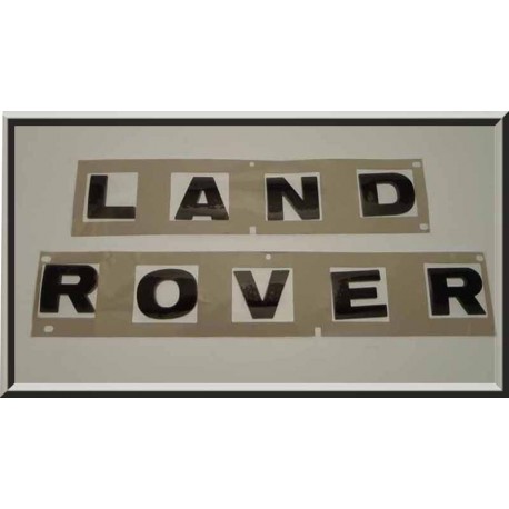 BLACK SELF-ADHESIVE LETTERS LAND ROVER Best of LAND - 1
