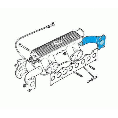 Manifold engine exhaust - 300 Tdi - RH Britpart - 1