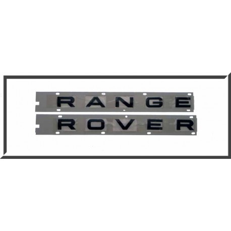 BLACK SELF-ADHESIVE LETTERS RANGE ROVER Best of LAND - 1