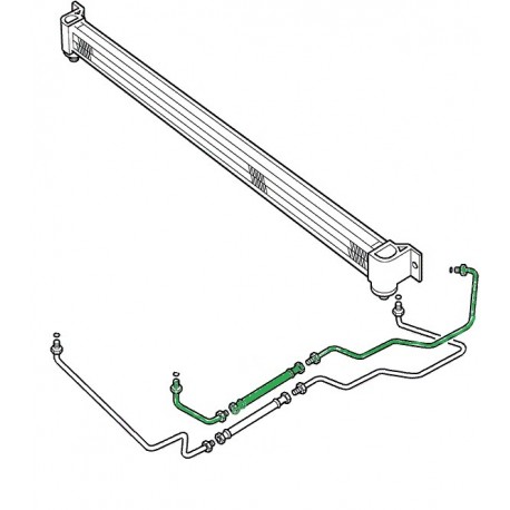 Durite refroidissement huile BV Meca P38 TD N1 Land Rover Genuine - 1