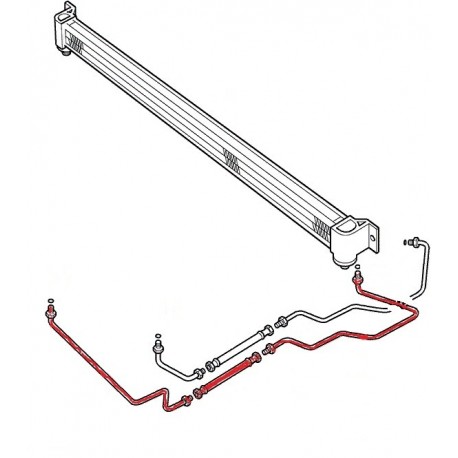 Durite refroidissement huile BV Meca P38 TD N3 Land Rover Genuine - 1