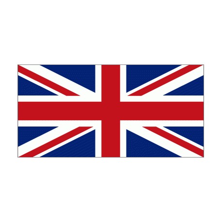 Autocollant drapeau du Royaume-Uni - 7x12cm Best of LAND - 1