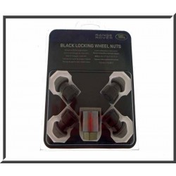 Jeu de 4 écrous antivol noirs pour RANGE ROVER EVOQUE - GENUINE Land Rover Genuine - 1