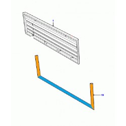 Joint de hayon DEF HI-CAP 110/130 N2 Land Rover Genuine - 1