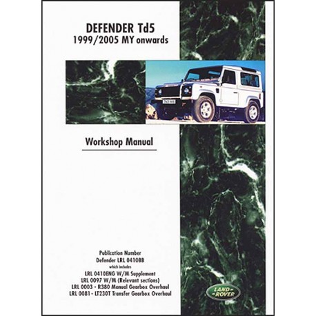 MANUEL D'ATELIER POUR DEFENDER TD5 1999/2006 Britpart - 1