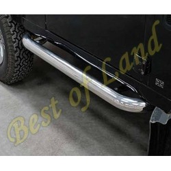 Marchepieds tubulaires inox DEFENDER 90 Britpart - 2