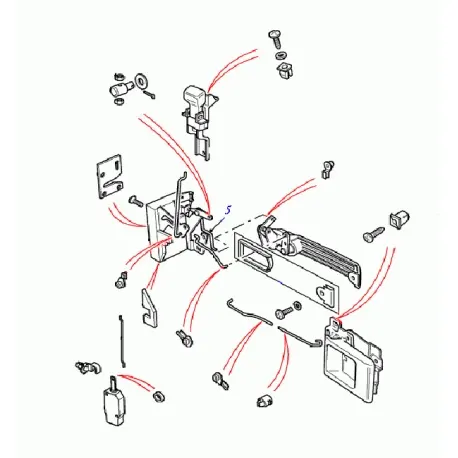 FRONT LINK LH FOR DEFENDER