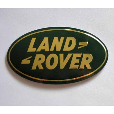 BADGE LAND ROVER GREEN/GOLD FOR DISCOVERY2/FREELANDER 1/P38 Land Rover Genuine - 1