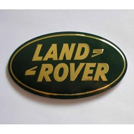 BADGE LAND ROVER GREEN/GOLD FOR DISCOVERY2/FREELANDER 1/P38