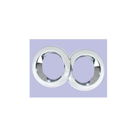 RANGE ROVER L322 LIGHT FOG BEZELS Britpart - 1