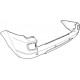 BUMPER ASSY REAR FREELANDER 1 from 2004 Land Rover Genuine - 1