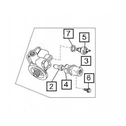 Support filtre à huile 300TDI -LAND ROVER GENUINE