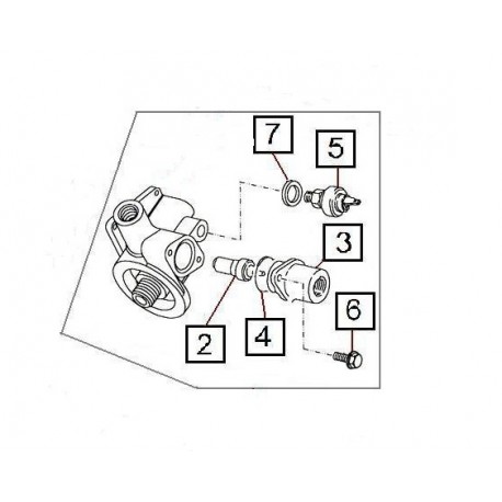 300TDI Oil filter adaptor - LAND ROVER GENUINE Land Rover Genuine - 1