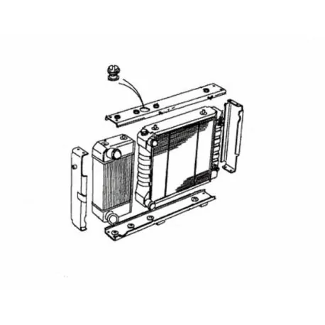 DISCO I / RRC RADIATOR + OIL COOLER - 300Tdi