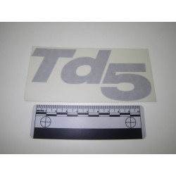 TD5 silver sticker - GENUINE