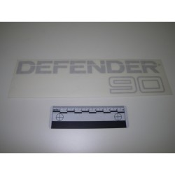 Autocollant arrière DEFENDER 90 GRIS N2