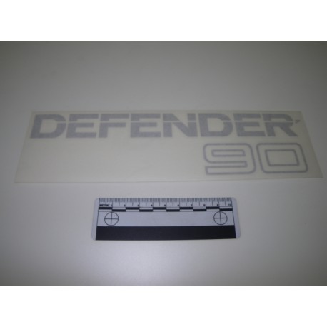 Autocollant arrière DEFENDER 90 GRIS N2 Land Rover Genuine - 1