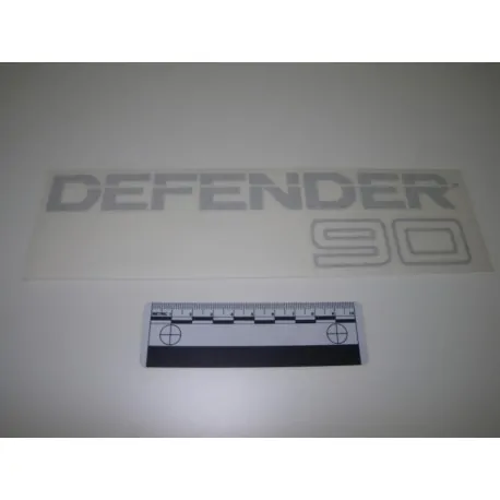 Autocollant arrière DEFENDER 90 GRIS N2