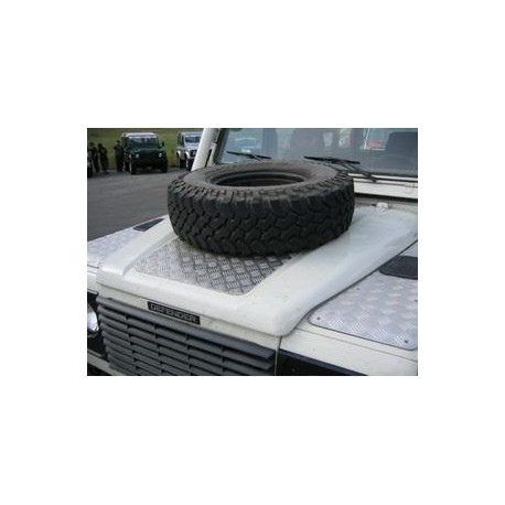 SPARE WHEEL CARRIER FOR DEFENDER TD5 BONNET Best of LAND - 1