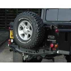 Porte roue +porte hi-lift Scorpion Racing pour Defender 90/110 pick-up avec hayon AR