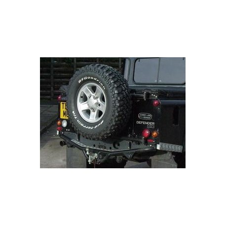 Porte roue +porte hi-lift Scorpion Racing pour Defender 90/110 pick-up avec  hayon AR