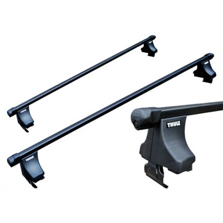 Jeu de barres de toit pour rails longitudinaux Freelander 2 THULE - 1