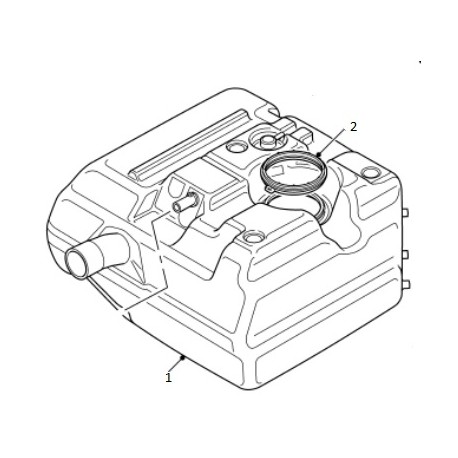 Fuel tank 90 TD5/TD4 Land Rover Genuine - 1