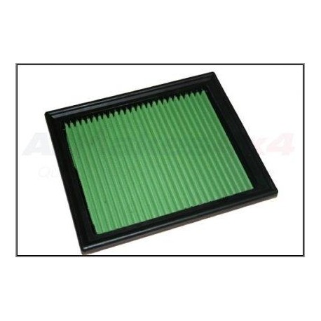 DISCOVERY 3/RANGE ROVER SPORT GREEN AIR FILTER Green filter - 1