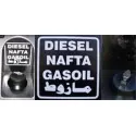 AUTOCOLLANT DIESEL GRIS