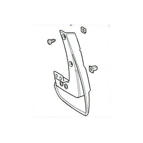 Kit bavettes avant pour Range Rover P38 - GENUINE