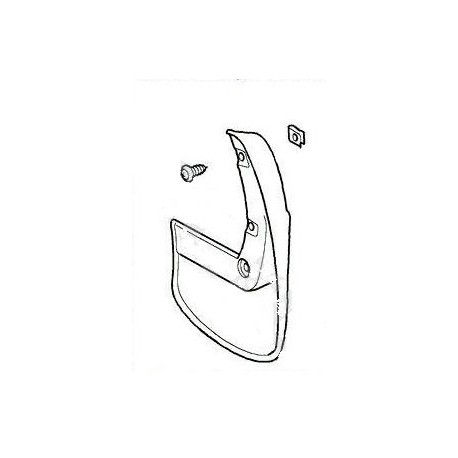 Range Rover P38 rear mudflap - GENUINE Land Rover Genuine - 1