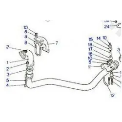 Tube primaire d'échappement de Range Rover Classic 2.4 VM