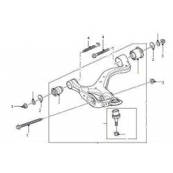 D3/D4/RRS front lower arm outer bolt N1 OEM - 1