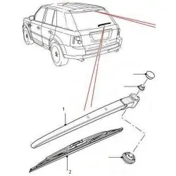 Range Rover Sport wiper arm rear Land Rover Genuine - 2